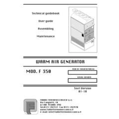 Operating & Installation Manual Fabbri F350